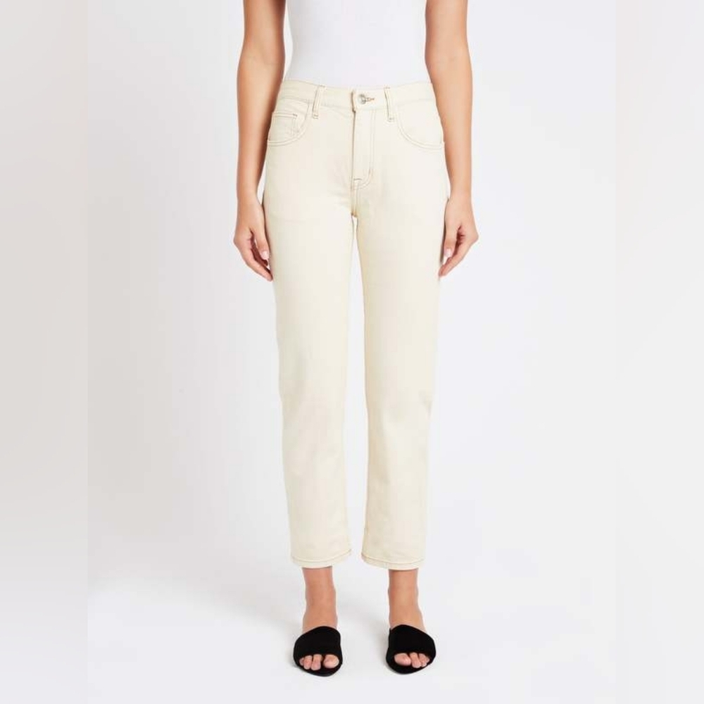Current/Elliott Original Boyfriend Jean, Papyrus, High Rise, Womens 24